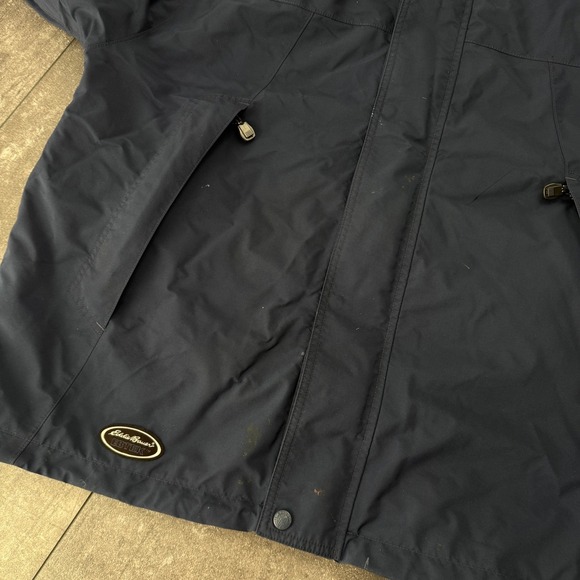 Eddie Bauer EBTEK Gore-Tex Men's Navy Blue Windbreaker Zip Outdoors Jacket XL - Picture 5 of 8